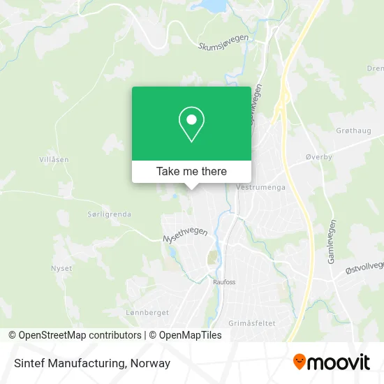 Sintef Manufacturing map