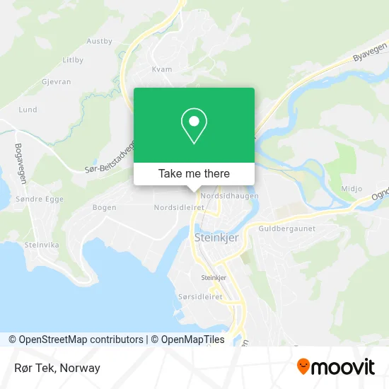 Rør Tek map