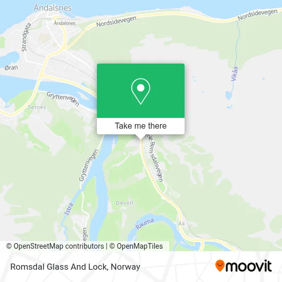 Romsdal Glass And Lock map