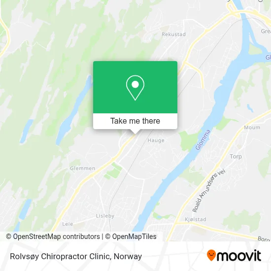 Rolvsøy Chiropractor Clinic map