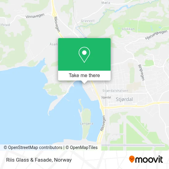 Riis Glass & Fasade map