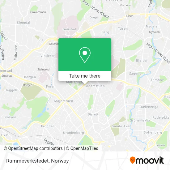 Rammeverkstedet map