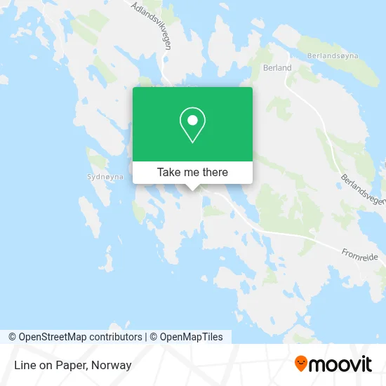 Line on Paper map
