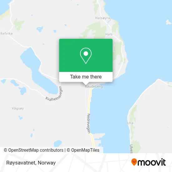 Røysavatnet map