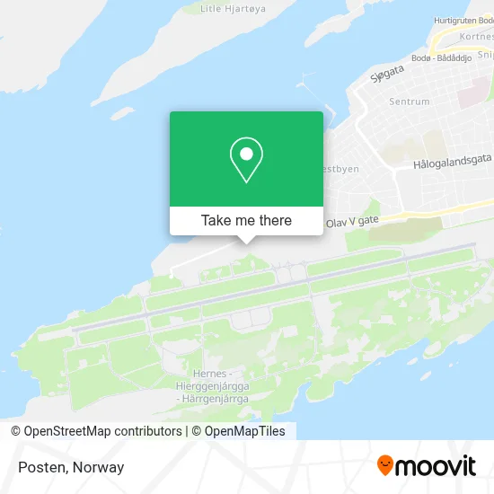 Posten map