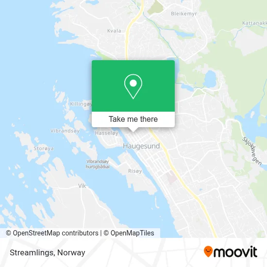 Streamlings map