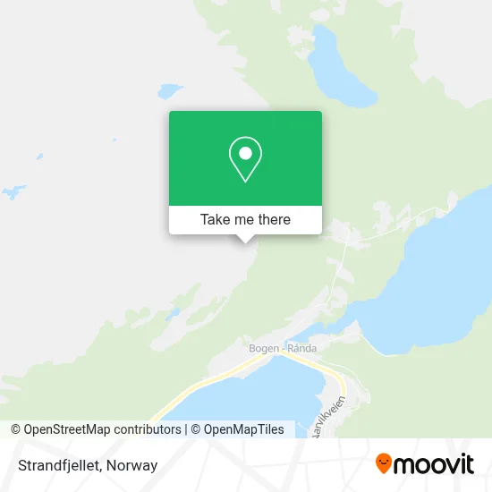 Strandfjellet map