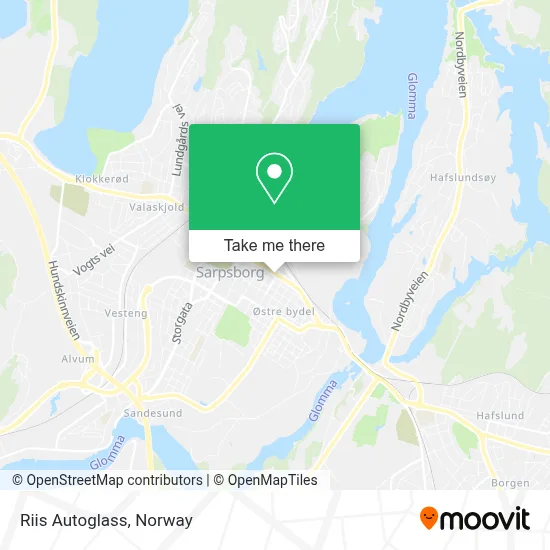 Riis Autoglass map