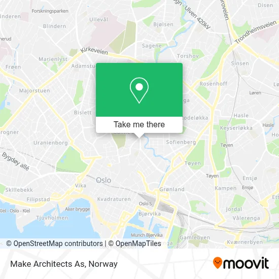 Make Architects As map