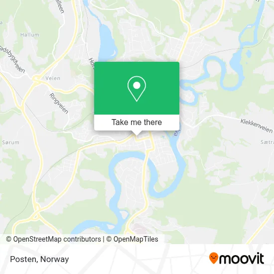 Posten map