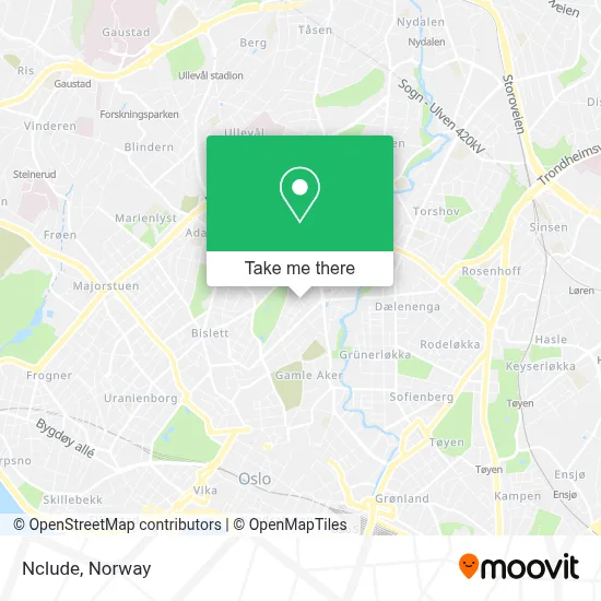 Nclude map