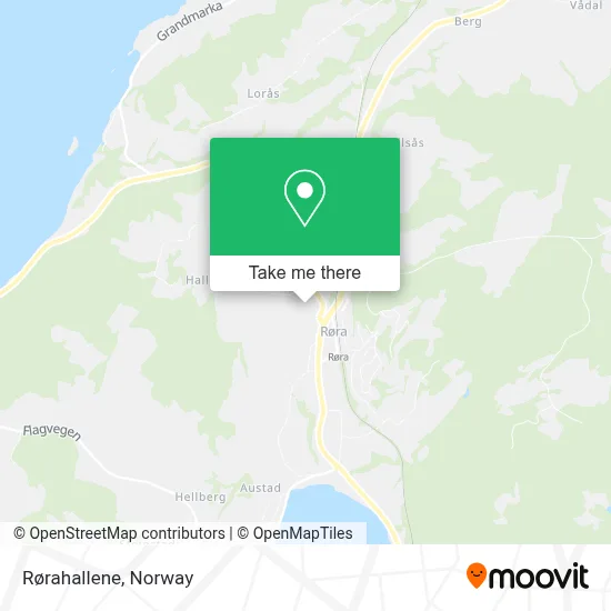 Rørahallene map