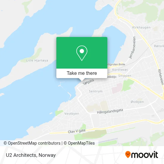 U2 Architects map