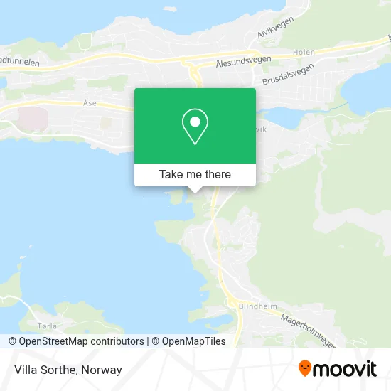 Villa Sorthe map