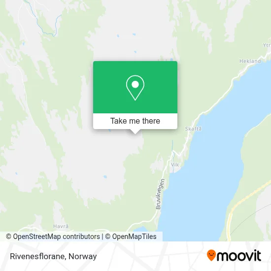 Rivenesflorane map