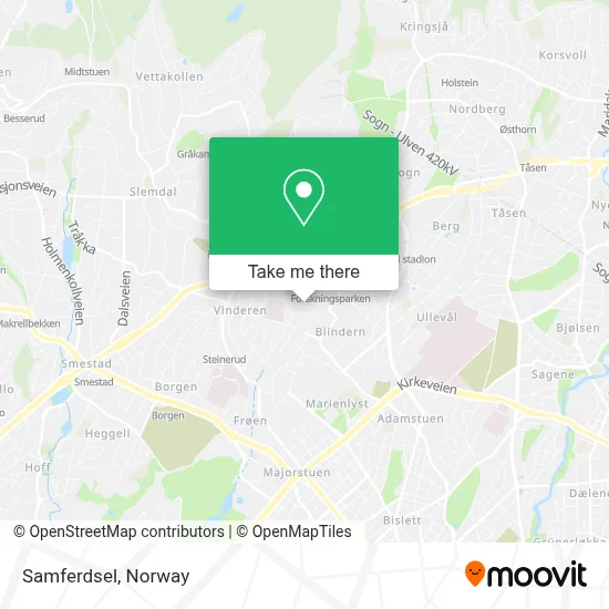 Samferdsel map
