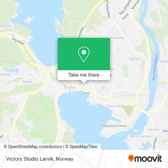 Victory Studio Larvik map