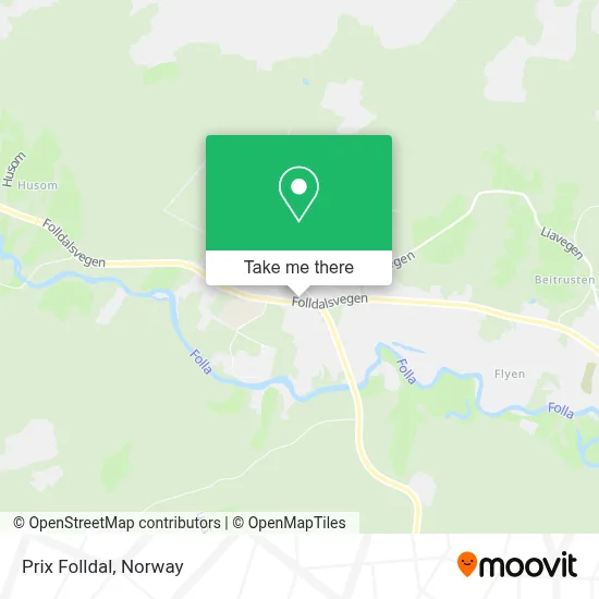 Prix Folldal map