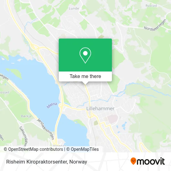 Risheim Kiropraktorsenter map