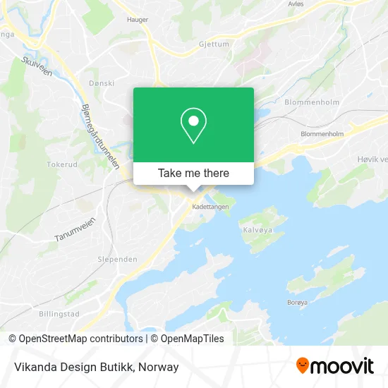 Vikanda Design Butikk map