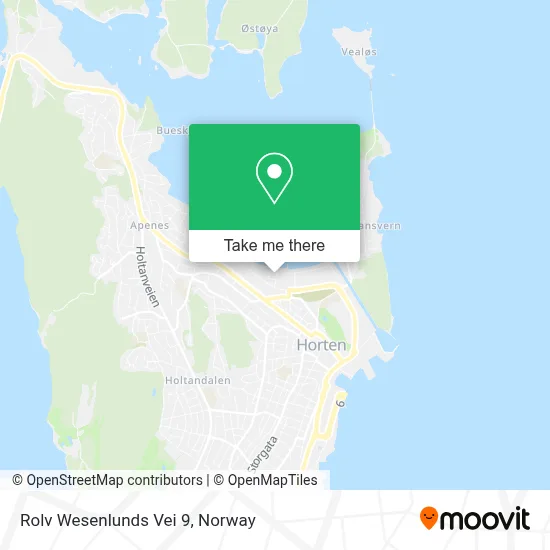 Rolv Wesenlunds Vei 9 map