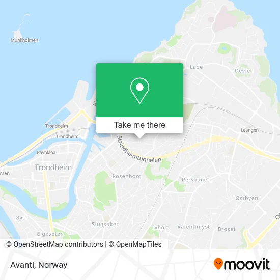 Avanti map