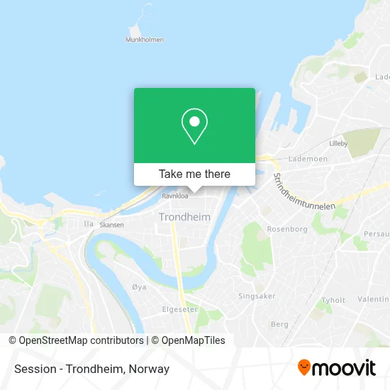 Session - Trondheim map