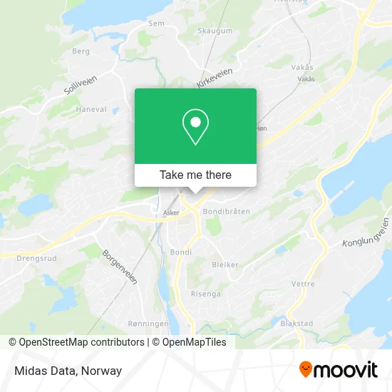 Midas Data map