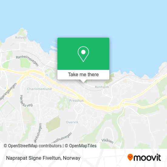 Naprapat Signe Fiveltun map
