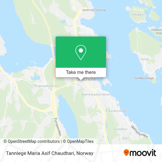 Tannlege Maria Asif Chaudhari map