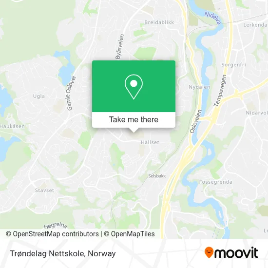 Trøndelag Nettskole map