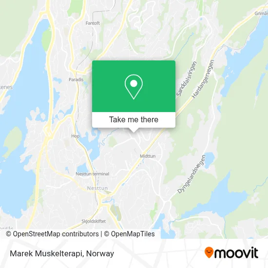 Marek Muskelterapi map