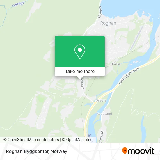 Rognan Byggsenter map