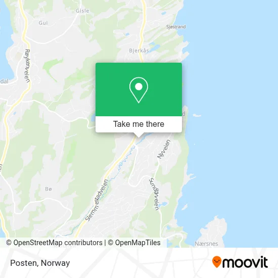 Posten map