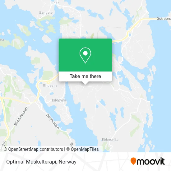 Optimal Muskelterapi map