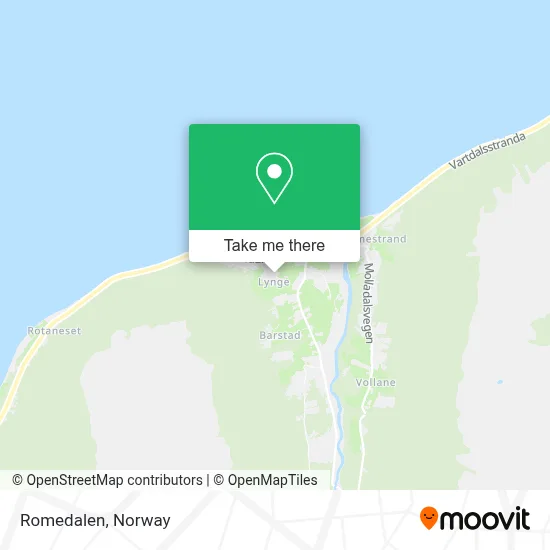 Romedalen map