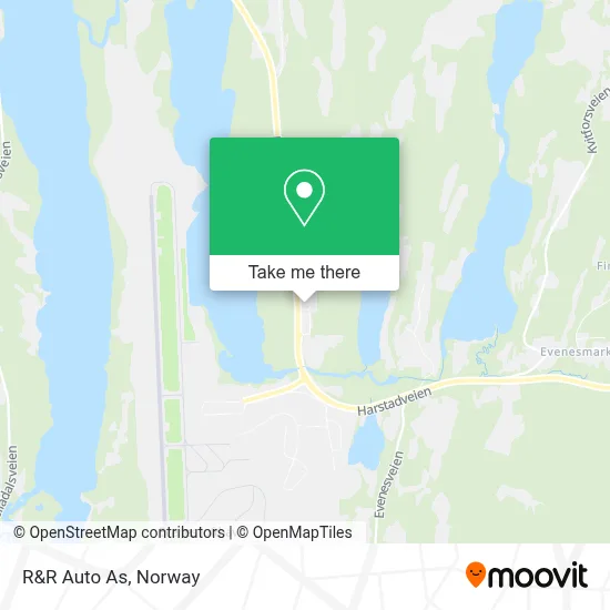 R&R Auto As map