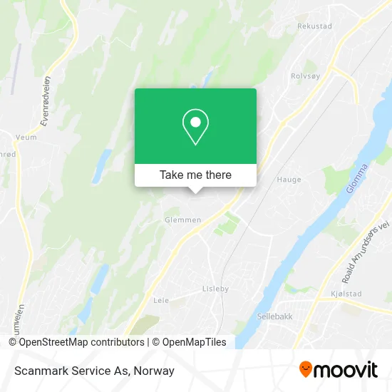 Scanmark Service As map