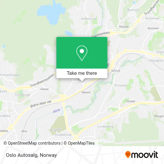 Oslo Autosalg map