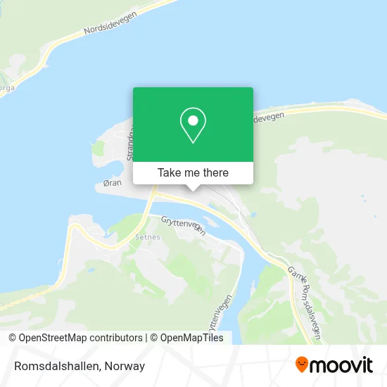 Romsdalshallen map