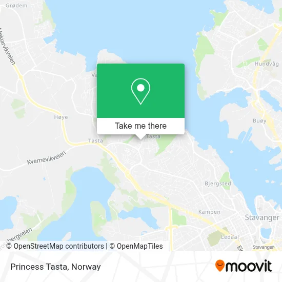 Princess Tasta map