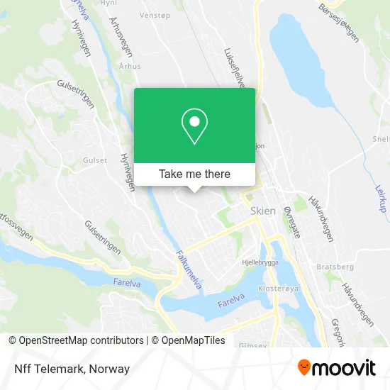 Nff Telemark map