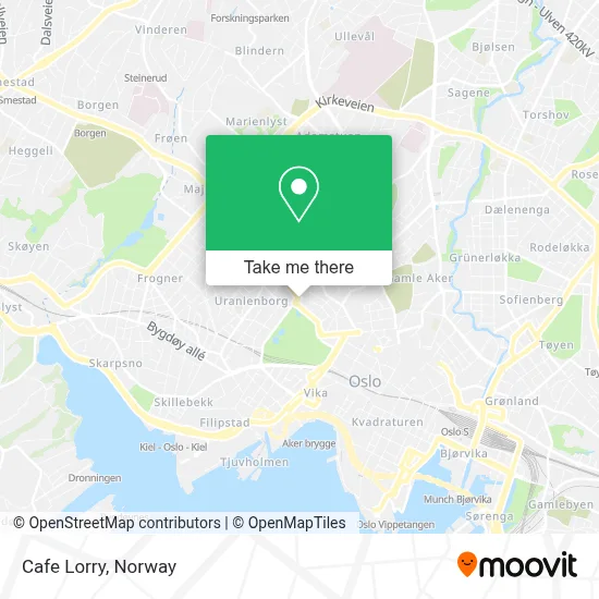 Cafe Lorry map