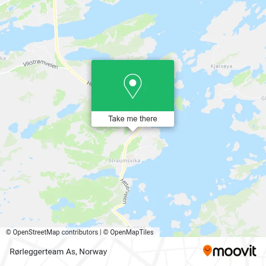 Rørleggerteam As map