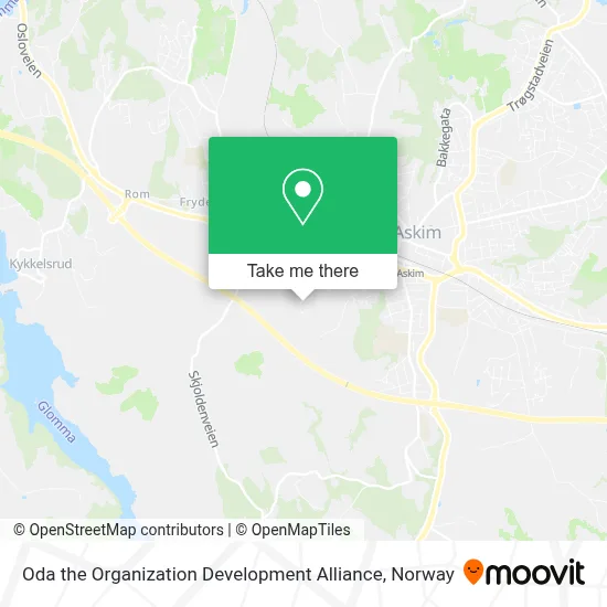 Oda the Organization Development Alliance map