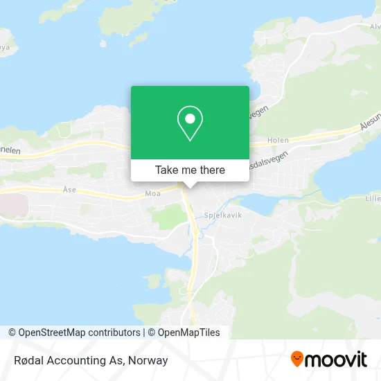 Rødal Accounting As map
