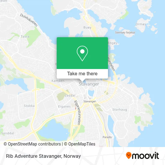 Rib Adventure Stavanger map