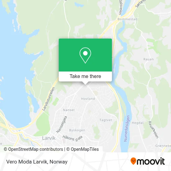 Vero Moda Larvik map