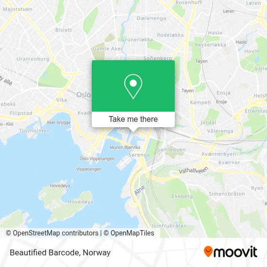 Beautified Barcode map