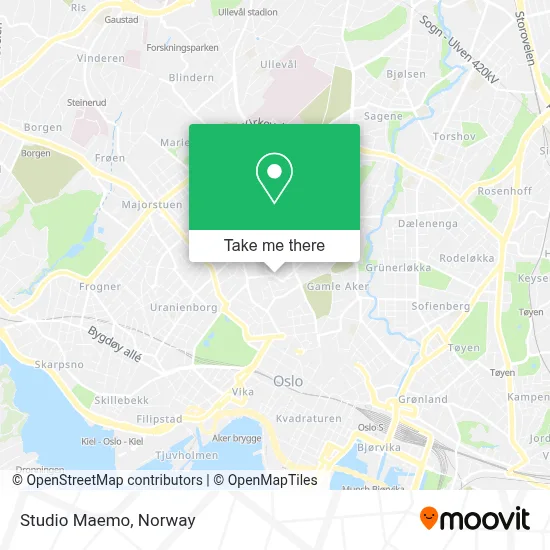 Studio Maemo map